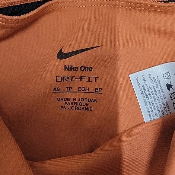 Women's High-Waisted Orange Shorts - Picture 3 of 9